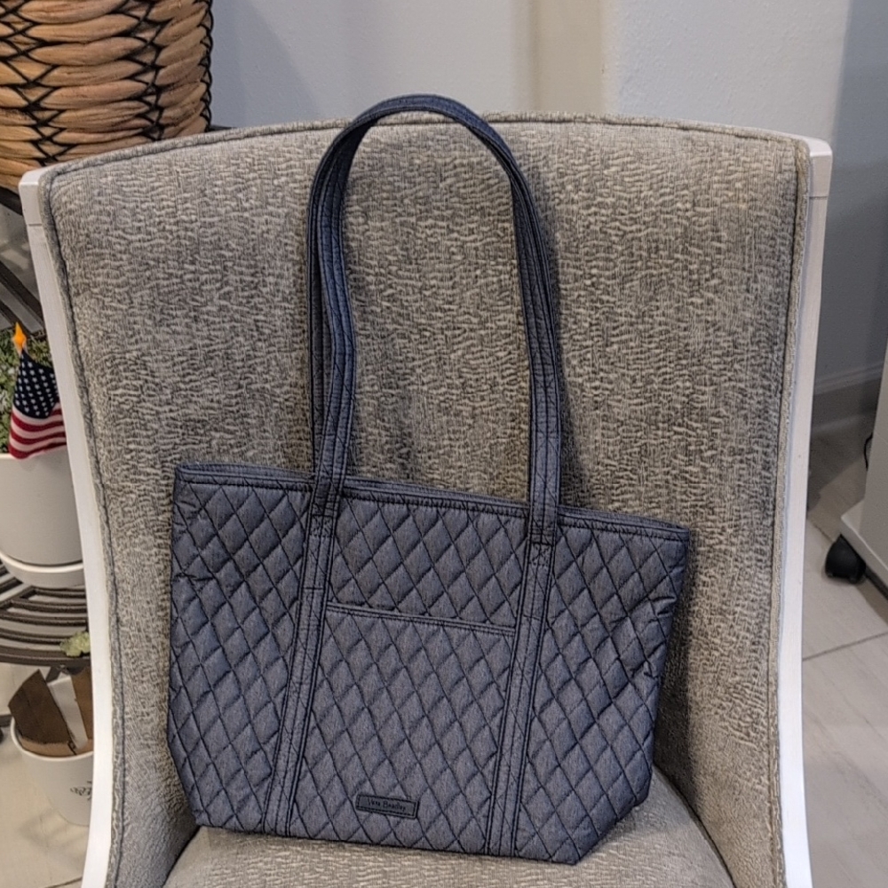 Vera Bradley Small Denim Tote Bag